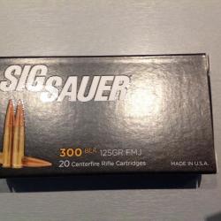 Boîte vide Sig Sauer calibre 300 Blk