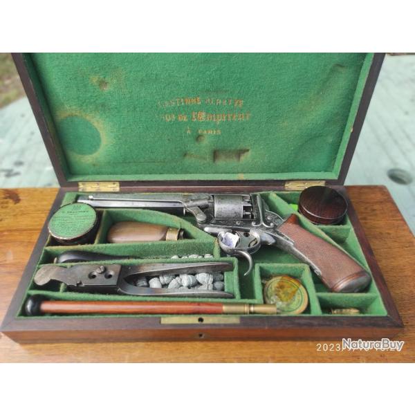 coffret de pistolet de "tir aux pigeons 1859" ADAM'S