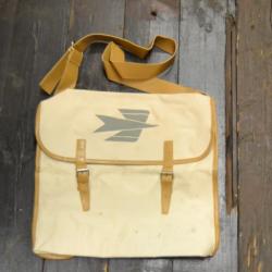 Sacoche sac PTT LA POSTE - collector années 1980. Facteur, sac a main vélo