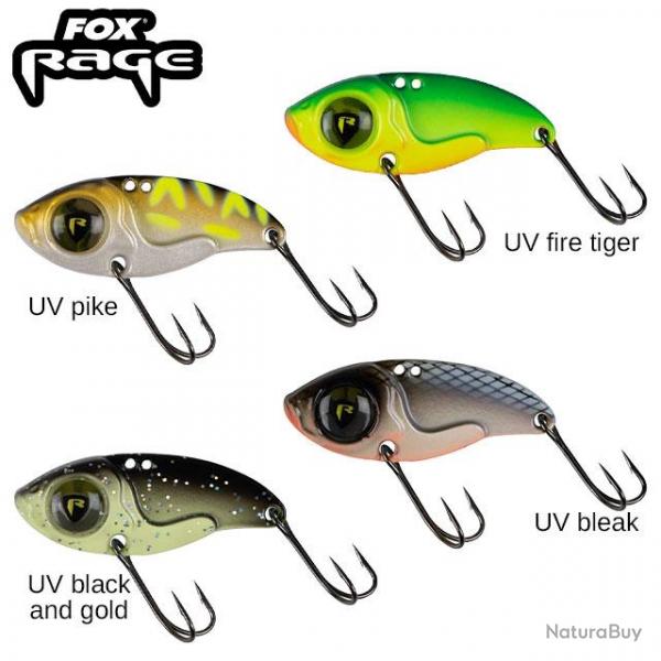 Leurre Fox Rage Big Eye Blade 17g UV Fire Tiger