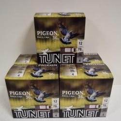 Destockage !! Cartouches Tunet Pigeon 36 g BJ plomb n°6 - Cal. 12 x5 boites