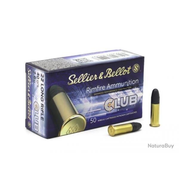 Munition Sellier & Bellot Club - Cal. 22lr x50 boites