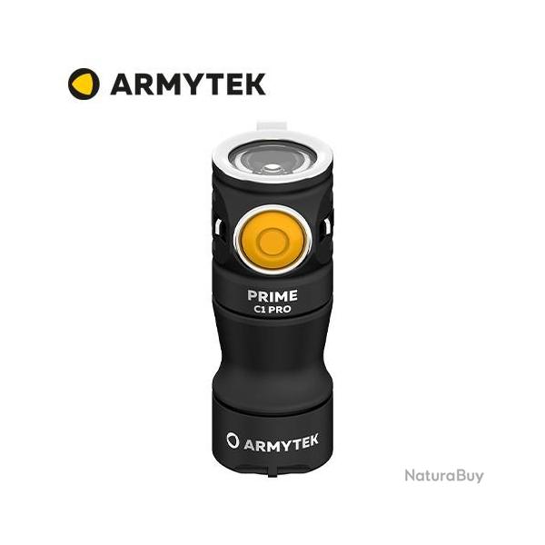 Lampe Torche Armytek Prime C1 PRO WHITE V4 Magnet USB - 1000 Lumens