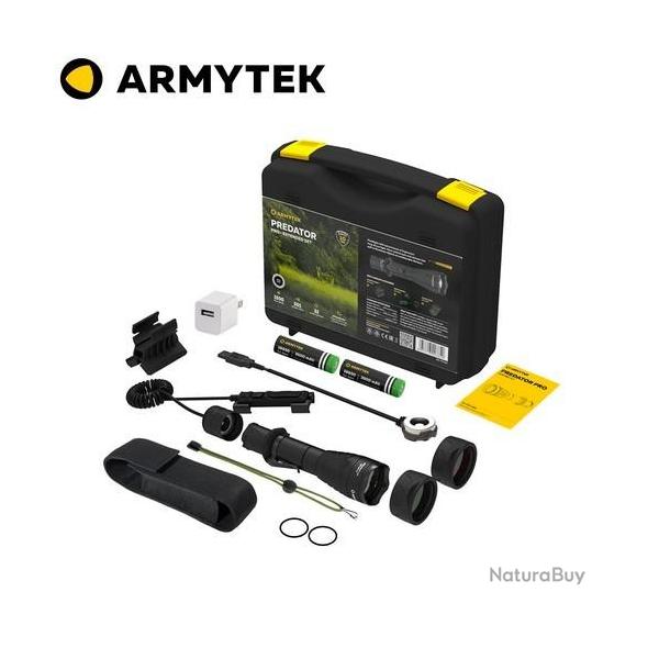Armytek Predator Pro Magnet USB Extended Set White - 1500 Lumens