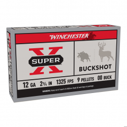 Chevrotine Winchester BuckShot Super X - 9 / 12/70