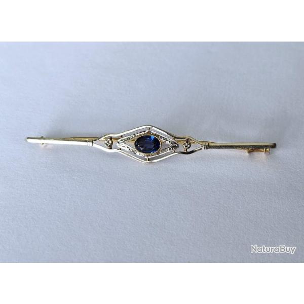Broche ancienne or 18 carats - 2,82 g