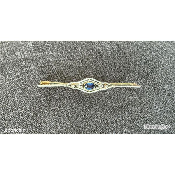 Broche ancienne or 18 carats - 2,82 g