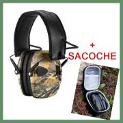 ZOHAN 012 Casque Anti Bruit Adulte - Facilement Réglable Pliable,  Protection Auditive confortable avec Sac de Transport, SNR 34 dB pour  Chantier, Tonte,Aéroports,Menuiserie - Rouge : : Bricolage