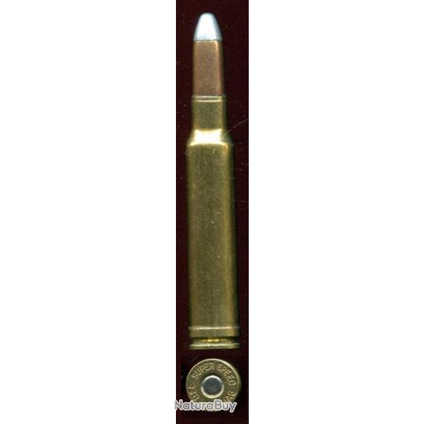 .338 Winchester Magnum - SUPER SPEED - balle cuivre pointe aluminum