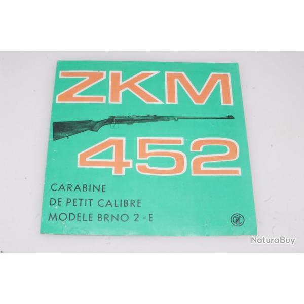 Carabine ZKM 452: manuel