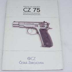 CZ 75: manuel