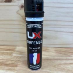 Aerosol UX Defense 75 ml Gel CS Capot Clapet Réf 300007