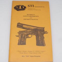 STI 1911: manuel