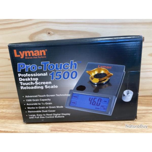 Lyman - Balance lectronique Pro-Touch 1500 avec cran tactile, rf : 7750718