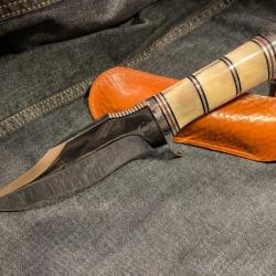 Nouveau : COUTEAU DU MS MAITRE Dennis E.FRIEDLY / Import US USA / BOWIE scagel / SUPERBE !!!