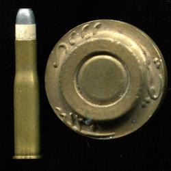 9.5 x 60 R Mauser Turc Mle 1887 - marquaqe Turc en relief - balle plomb calepinée de papier