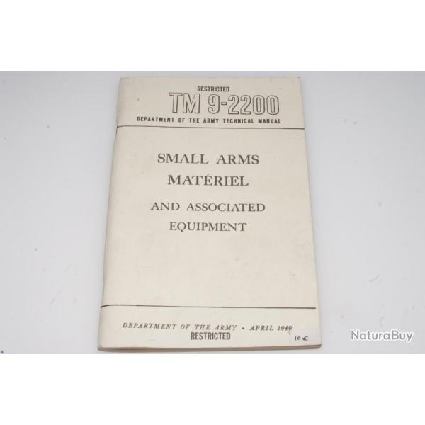 Catalogue des armes small arms matriel TM 9-2200