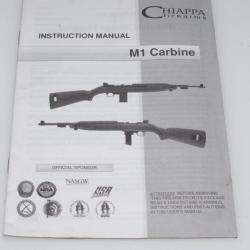 Carabine M1 CHIAPPA : manuel
