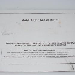 M 14 RIFLE : manuel