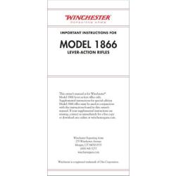 IMPORTANT INSTRUCTIONS FOR MODEL 1866 LEVER-ACTION RIFLES - Document PDF