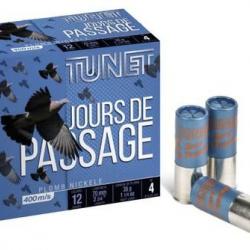 TUNET Cartouches de chasse JOURS DE PASSAGE - par boite de 25  12  / 70  35g