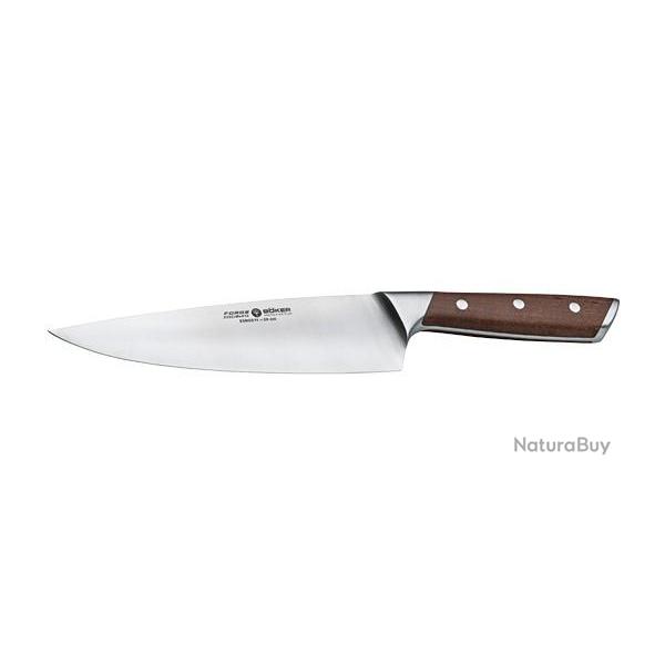 Couteau de chef Boker Cuisine Forge Bois - Chef lame 200 mm