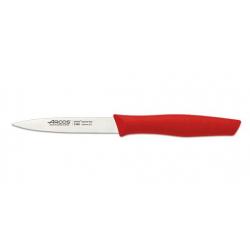 Couteau de table Arcos Nova - Office lame 100 mm manche polypropylène rouge