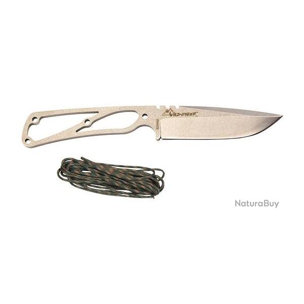 Couteau fixe Wildsteer Skelet Woodland Camo