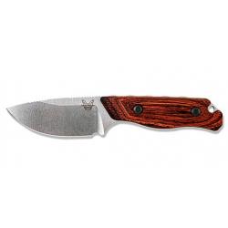Couteau fixe Benchmade Hidden Canyon Hunter manche Bois stabilisé