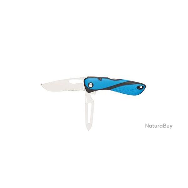 Couteau multifonctions Wichard Offshore Lame Mixte et pissoir Bleu