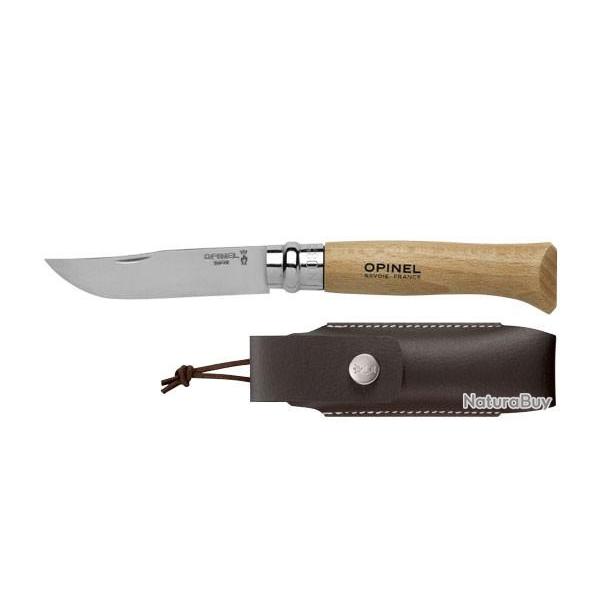 Couteau pliant Opinel Tradition Inox N08 - Etui