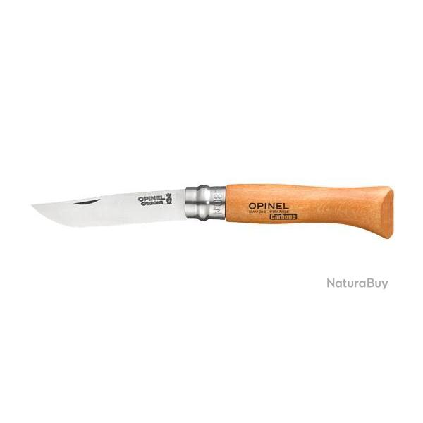 Couteau pliant Opinel Tradition Carbone n08