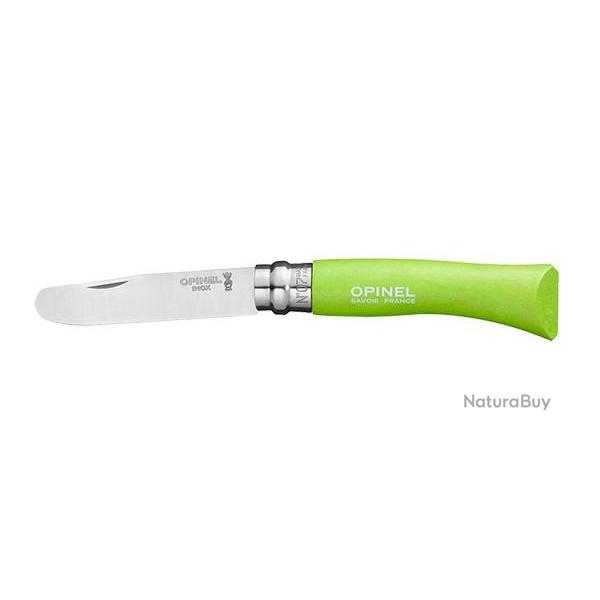 Couteau pliant Opinel Mon Premier Opinel N07 Inox Pomme (6Pcs)