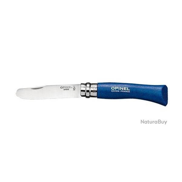 Couteau pliant Opinel Mon Premier Opinel N07 Inox Bleu (6Pcs)