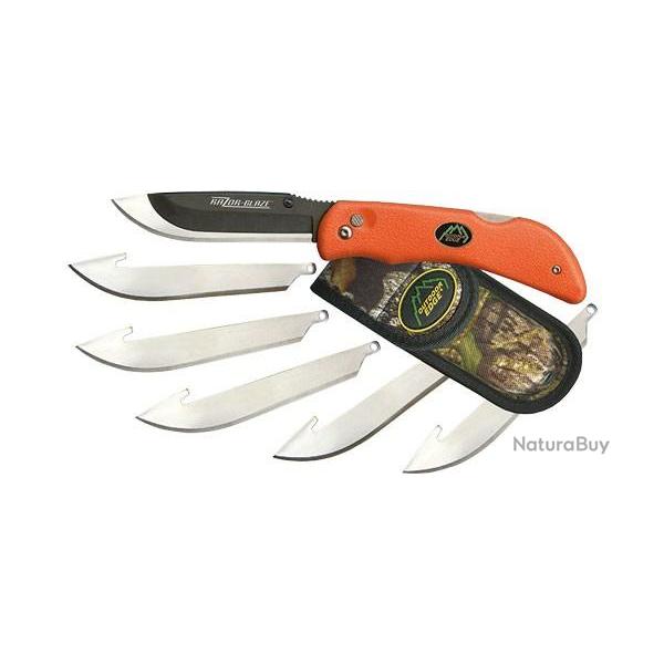 Couteau pliant Outdoor Edge Razor Blaze (+6 lames)