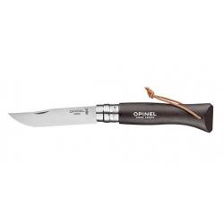 Couteau pliant Opinel Baroudeur N°08 Inox Noir Brun