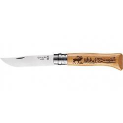Couteau pliant Opinel N°8 Animalia Cerf