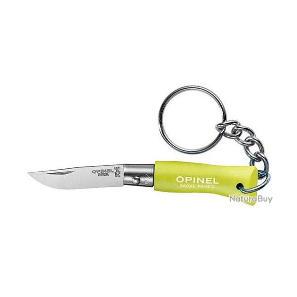Couteau porte-cls Opinel N02 inox manche Charme Anis