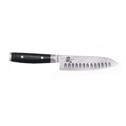 Couteau Japonais Santoku Yaxell RAN - Santoku alvéolé