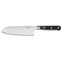 Couteau Japonais Santoku Deglon Ideal Sabatier DEG - Santoku alvéolé