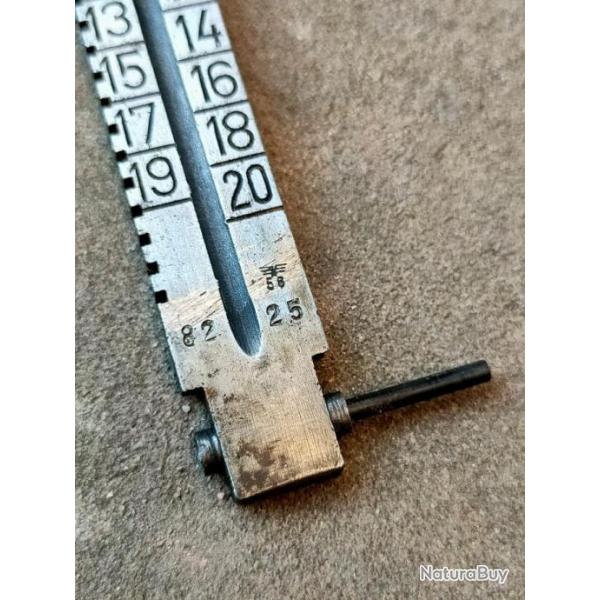 Planchette de hausse pour fusil Gewehr 98 40 ww2