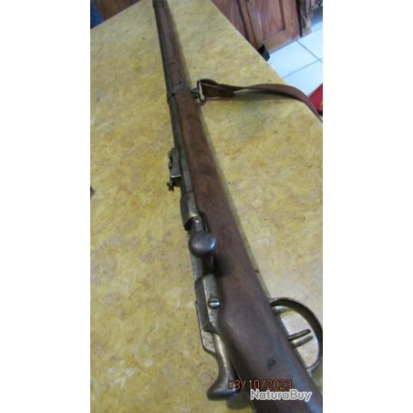 fusil chassepot manu imp Mutzig Alsace 5chasseur Italie Crime monomatri 1870 1871 Prusse Napolon