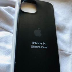 Coque Apple iPhone 14 silicone noire