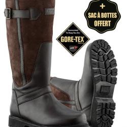 Bottes de chasse grand froid Aigle Inverss GTX + Sac à bottes Rubberbag