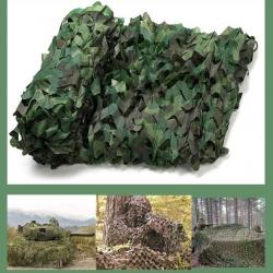 Filet de Camouflage Militaire- 10m2 - 2x5m - JUNGLE - LIVRAISON GRATUITE