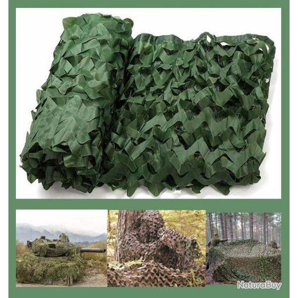 Filet de Camouflage Militaire- 10m2 - 2x5m - KAKI- LIVRAISON GRATUITE