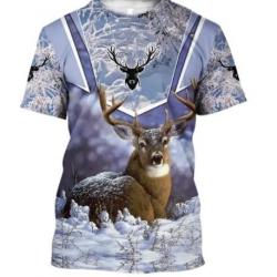 !!! SUPER PROMO !!! Tee-shirt réaliste chasse. Cerf taille de S à 6XL n°30