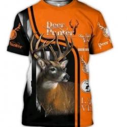 !!! SUPER PROMO !!! Tee-shirt réaliste chasse. Cerf taille de S à 6XL n°33