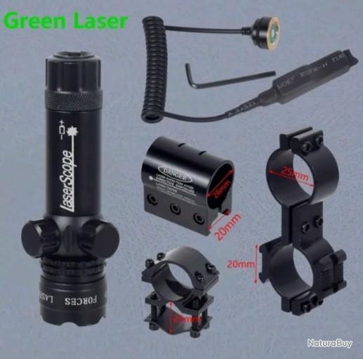 Tactic laser pointer Green Pointeur Laser vert Puissant tactique pointeur  laser Longue Porté