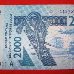 Afrique de l'ouest billet de 2000 Francs CFA 2003